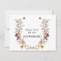 Boho Flower Você Vai Ser Meu Cartão De Menina