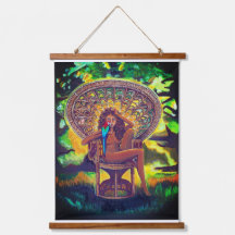 BOHO FOREST GIRL PARROT