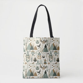 Boho Forest Tote Bag - Escandinávia Inspirada na N
