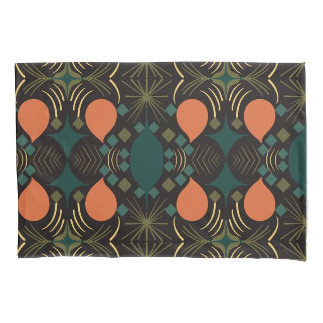 Boho Geométrico Diamante Preto (Frente)
