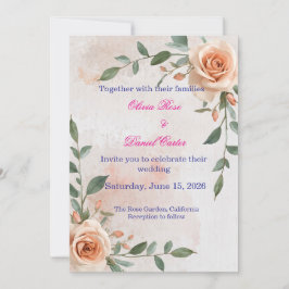 Boho Greenery Convite Para Casamento