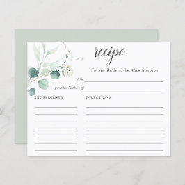 Boho Greenery Eucalyptus Recipiente Chá de panela