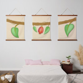 Boho Hanging Floral Set Continuous Branch