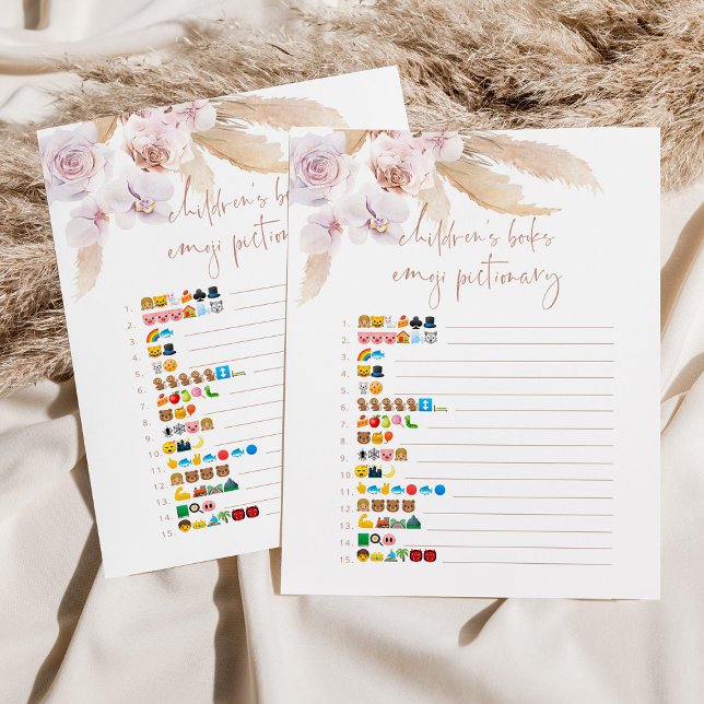 Boho infantis livros emoji jogo de piquetes (Criador carregado)