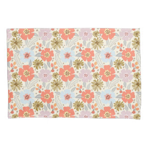 Boho Inspirou um Travesseiro de Padrão Floral
