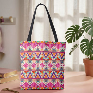 Boho Island Tribal Summer Tote Bag