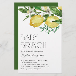 Boho Lemon e Blooms Baby Brunation