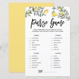 Boho Lemon O que há no seu jogo de Chá de panela