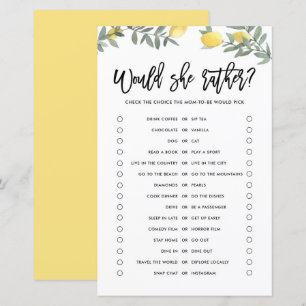 Boho Lemon Poderia Mamãe Preferencialmente Jogo