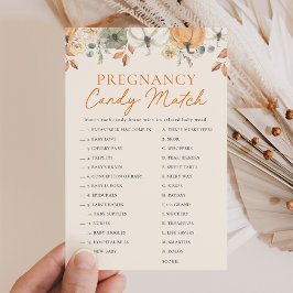 Boho Little Pumpkin Chá de fraldas Jogo de Combina