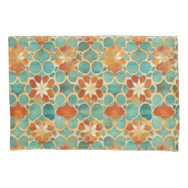 Boho Marroquoise Turquoise e Terracotta Floral