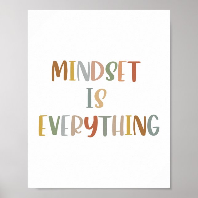 Boho Mindset É Tudo poster (Frente)