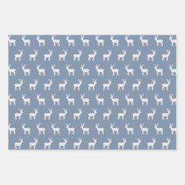 Boho Minimalist Blue Christmas Winter Modern Boys