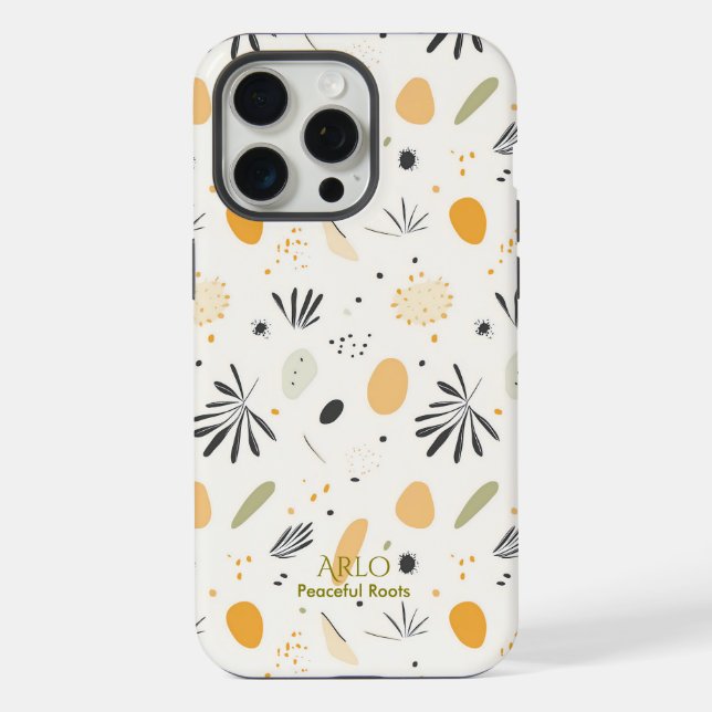 Boho Minimalist Nature Pattern - Abstract Pastel (Verso)