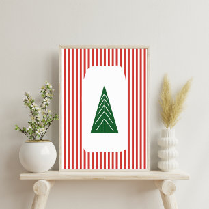 Boho Modern Christmas Wolidy art impressão