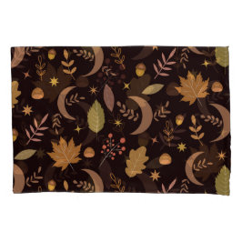 Boho Moon com o padrão das folhas do outono