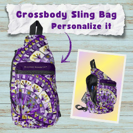 Boho Mosaico Azulejo Violet Flame -