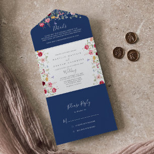 Boho Multicolor Wildflower Wedding