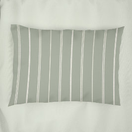 Boho Padrão Listrado Neutro Verde Sage Minimalista