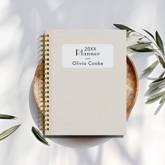 Boho Personalizado Anualmente Planejador Com Nome  (Boho Personalized Yearly Planner With Custom Name)