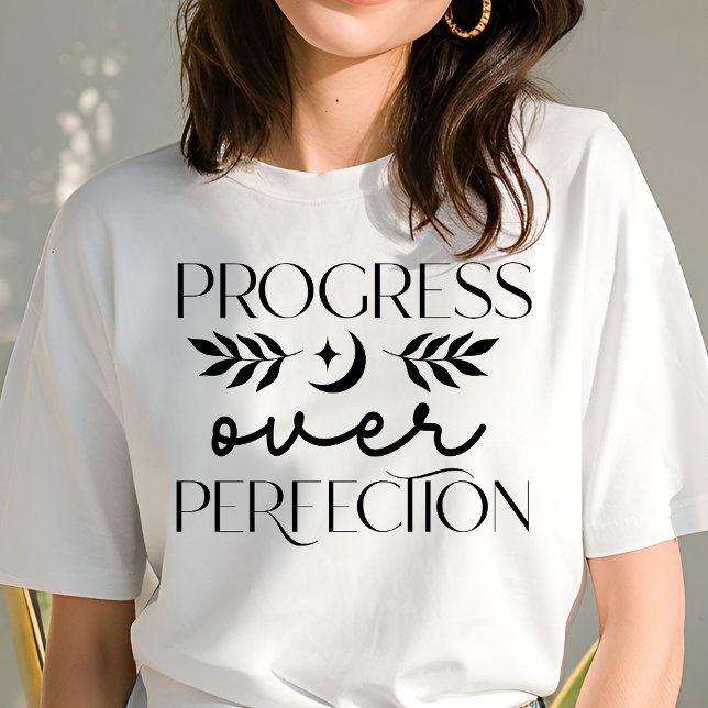 Boho Progressar em vez de Perfeição Motivacional (Criador carregado)