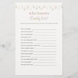 Boho que conhece o melhor jogo de Chá de fraldas d