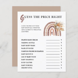 Boho Rainbow | Adivinhem O Chá de fraldas Do Direi