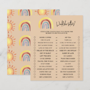Boho Rainbow Ela Preferencialmente Jogo De Chá de