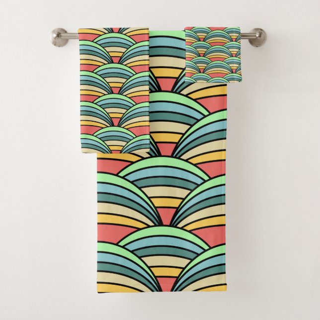 Boho Rainbows Bath Toalha (Insitu)