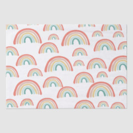 Boho Rainbows Decoupage Wrap Papel Tecidual