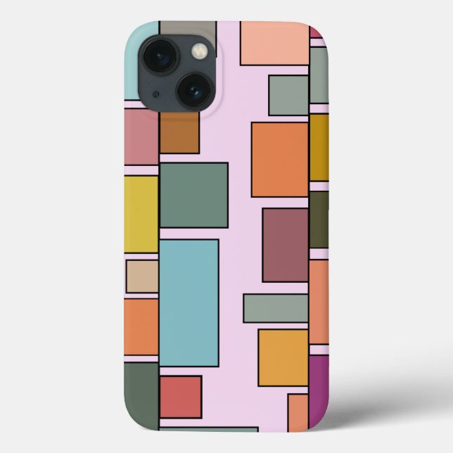 Boho Retângulo capas de iphone de gabinete (Verso)