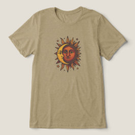 Boho Retro Sun e Moon Unisex