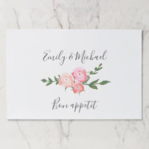 boho romântico de cor d'água florindo casamento de