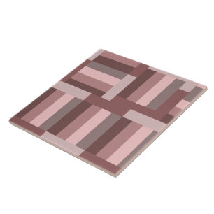Boho Rosa Marrom Geométrico