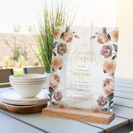 Boho Rosa Signature Cocktail Mesa de casamento