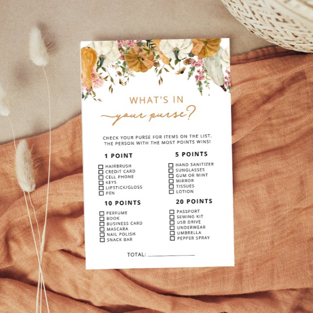 Boho Rustic Pumpkin Cai no Jogo da Bolsa de Amor (Criador carregado)