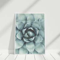 Boho Sage Green Closeup Poster