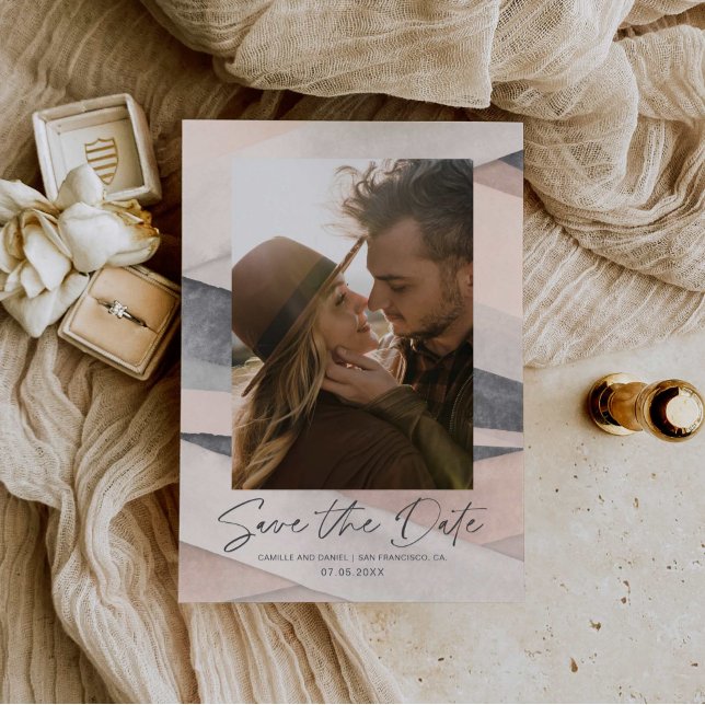 Boho Salvar no Cartão com fotos de Data (Criador carregado)