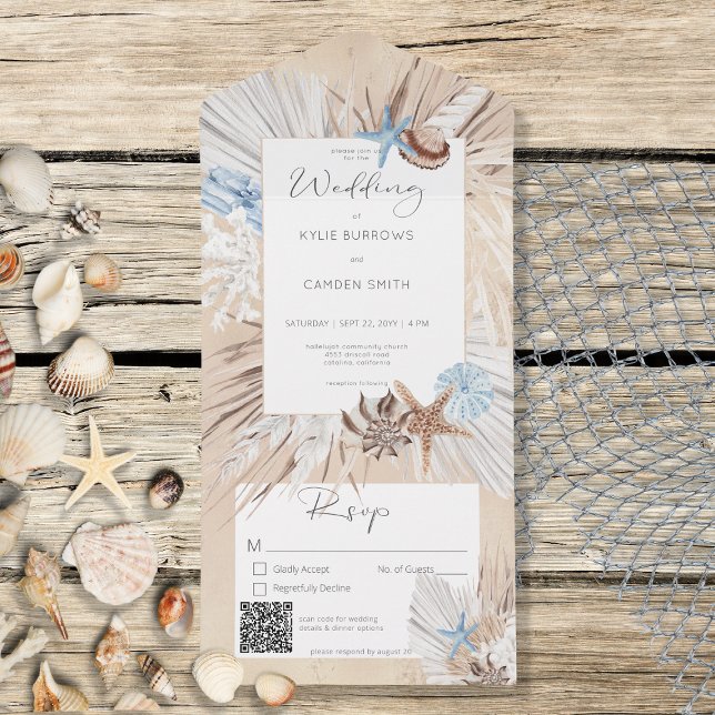 Boho Sand Tan Beach Rustic Code (Criador carregado)