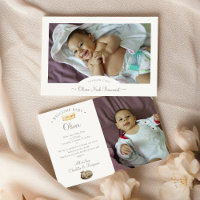 Boho Storybook Dragon Dois Anúncio de Nascimento F