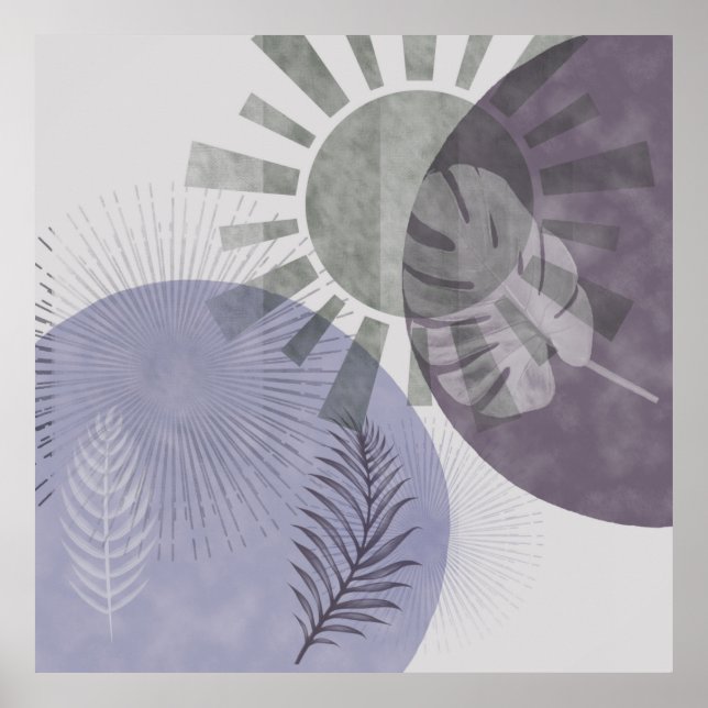 Boho Sunrise Poster (Frente)