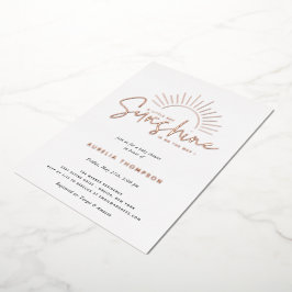 Boho Sunshine Chá de fraldas