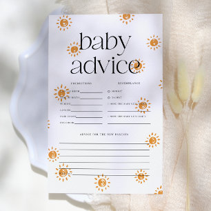 Boho Sunshine Chá de fraldas Predições e conselhos