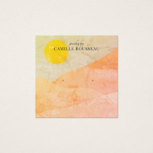 Boho Terracotta Abstrato Desert Jewelry