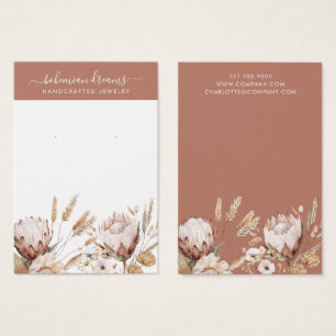 Boho Terracotta Cream Wilflower