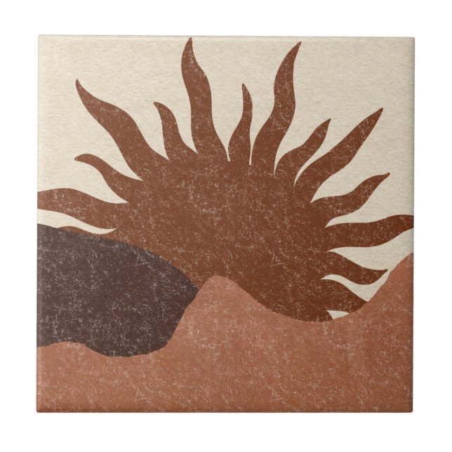 Boho Terracotta Desert Sun (Frente)