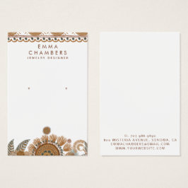 Boho Terracotta Earring Jewelry