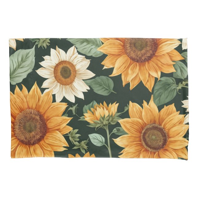 Boho Terracotta Vintage Sunflower Pattern (Frente)