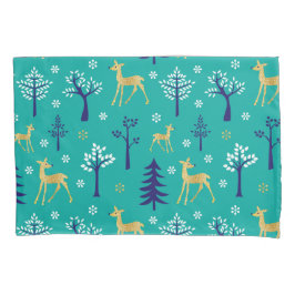 Boho Trees Dourados Deers Moderno