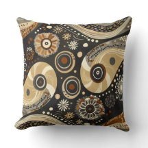 Boho Tribal Paisley & Mandala Almofada